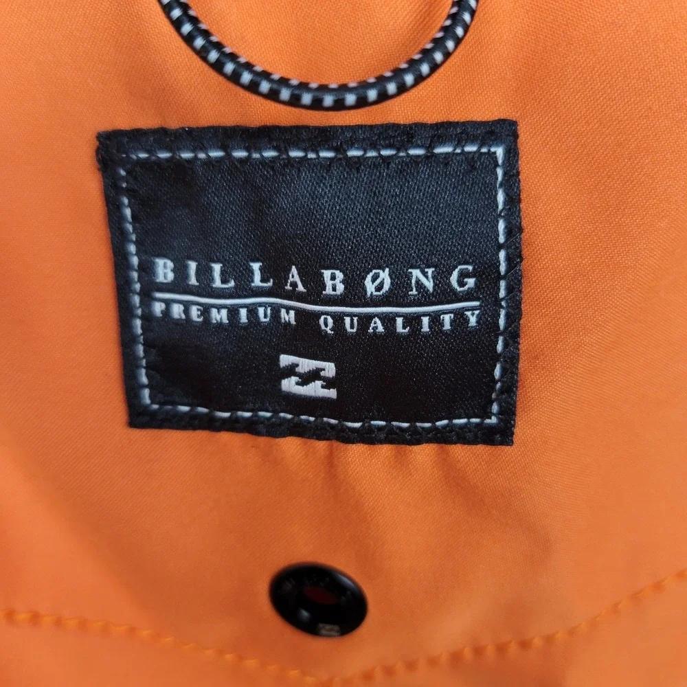 Vintage Billabong Board Shorts Mens 36‎ Burnt Orange Surf Swim Cargo Pockets